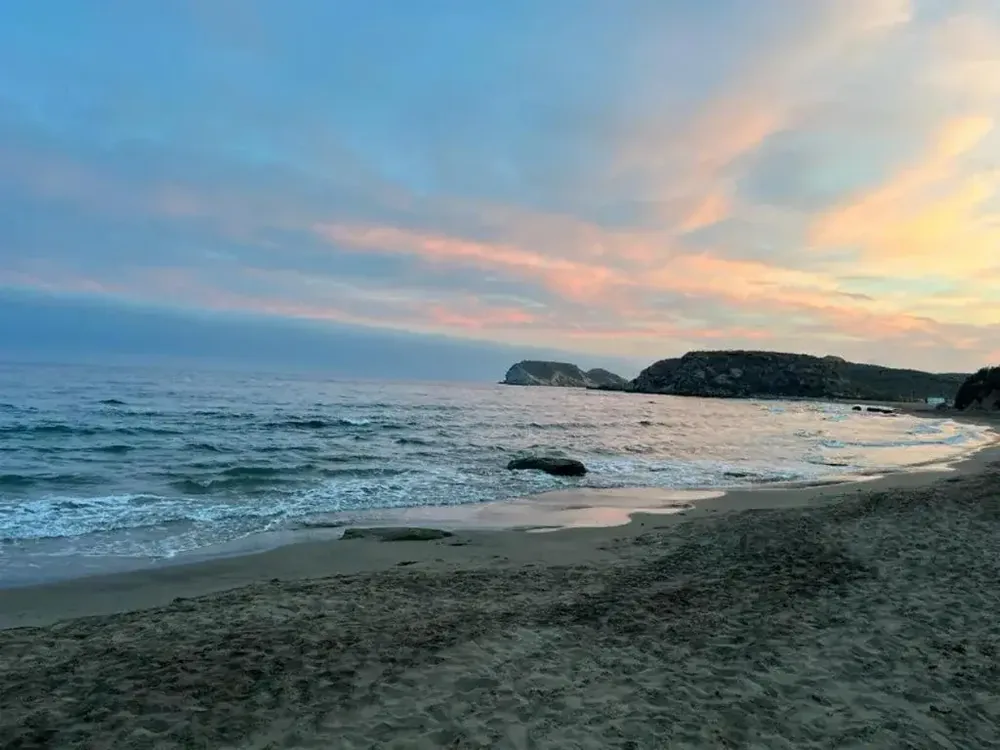 Atardecer en la playa